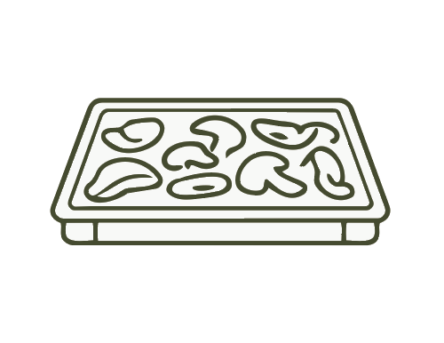 Dehydrated Mushrooms